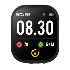 Elecrow CrowPanel 2.01-Inch ESP32 HMI Watch Display, 240×296 IPS Touchscreen & Microphone – No Case/Strap -Display Module -LCD Display Modules -Robocraze