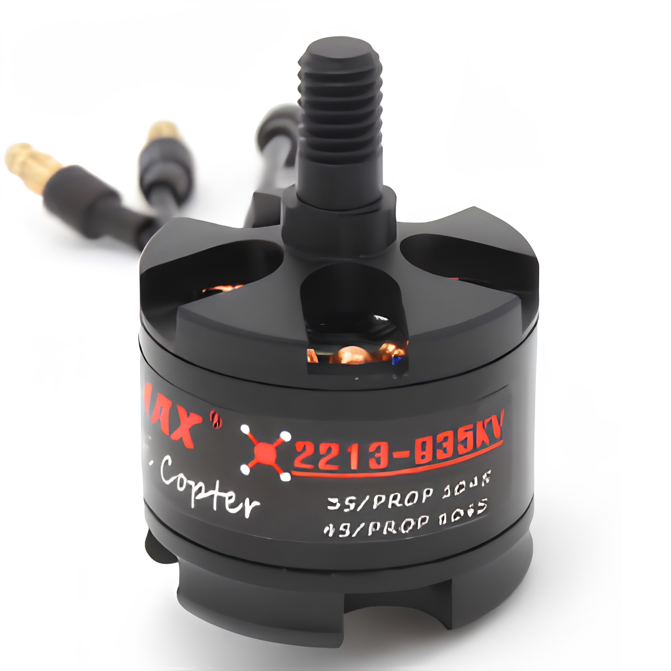Emax MT2213 935KV Brushless Motor (CCW) with 1045 Propeller Pair - Black Cap for Multirotor Drones-image-16