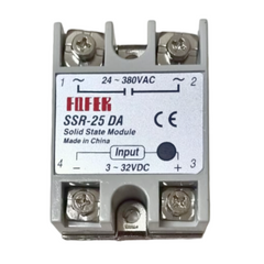 Fotek Solid State Relay SSR-25DA 25A – 25A Fotek solid-state relay for AC control. -Relay Module -Robocraze