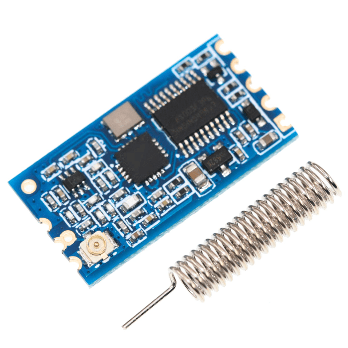 HC-12 Wireless RF UART Module – 433MHz RF UART module for long-range data communication. -Robocraze