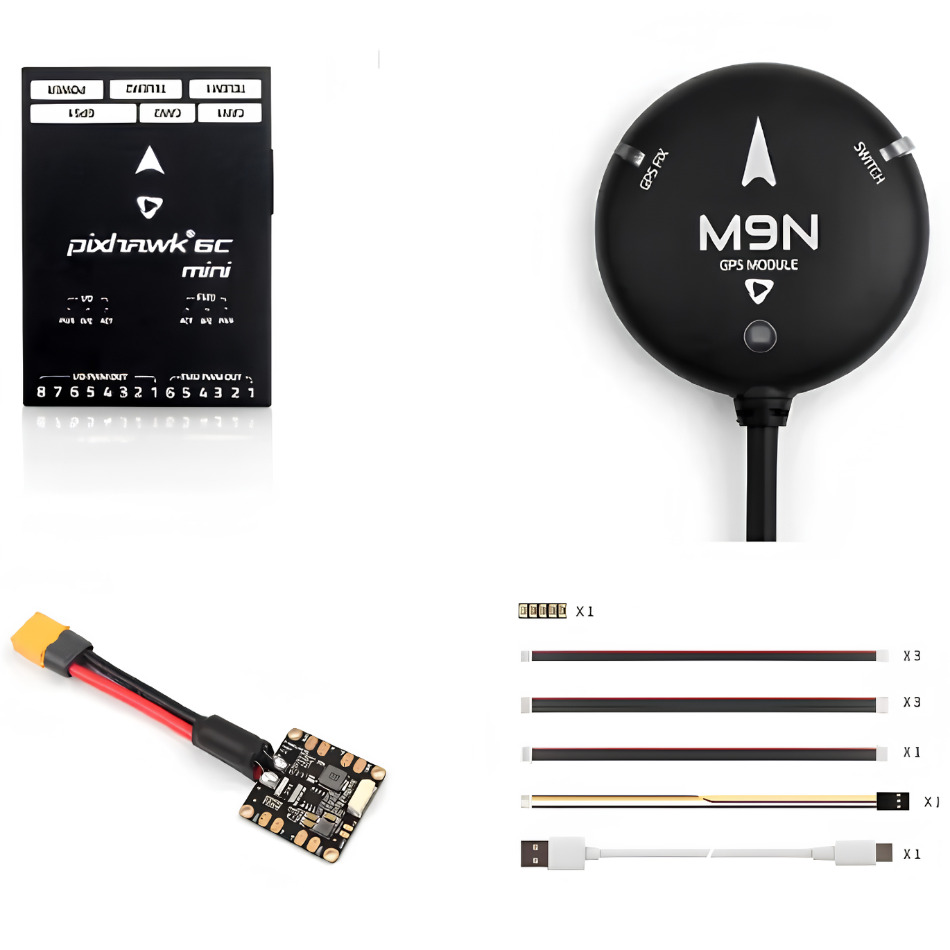 Holybro Pixhawk 6C Mini Flight Controller with PM06-14S and M9N GPS Combo-image-25