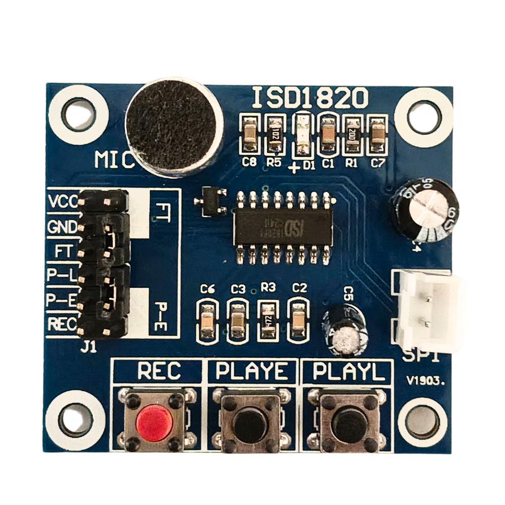ISD1820 Sound Voice Board Recording Module – ISD1820-based voice recording and playback module -Voice Module -Robocraze