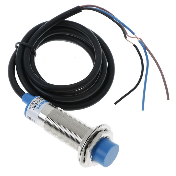 LJ18A3-8-Z-BX 8mm Inductive Proximity Sensor – Non-contact metal detection sensor. -Proximity Sensor -Robocraze