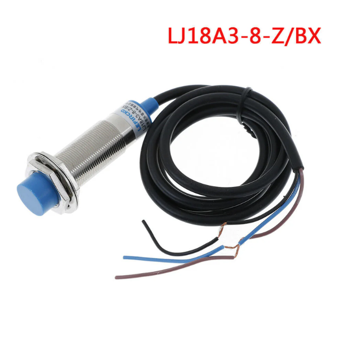 LJ18A3-8-Z-BX 8mm Inductive Proximity Sensor – Non-contact metal detection sensor. -Proximity Sensor -Robocraze