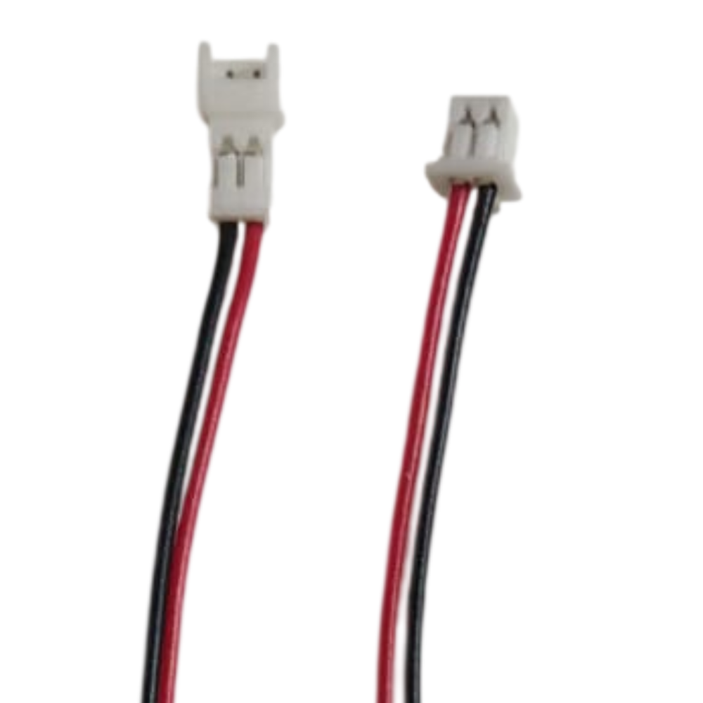 JST 2-Pin 10cm Cable with 8mm Height Connector -Electronic Components -Wires & Connectors -Robocraze