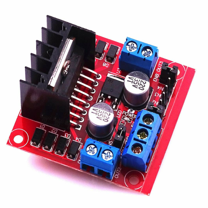 2A L298 Dual Motor Driver Module with PWM Control - Robocraze