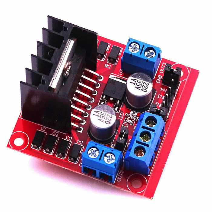 Dual L298N Motor Driver Module with PWM Control – Powerful motor driver for robotic applications – Robocraze