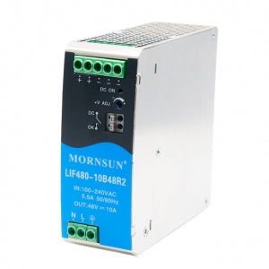 Mornsun LIF480-10B24R2 AC/DC 480W DIN-Rail Power Supply