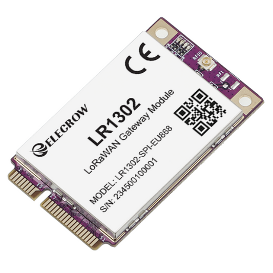 LR1302 LoRaWAN Gateway Module SPI EU868 – 8-channel SX1302 gateway for long-range communication. -Robocraze