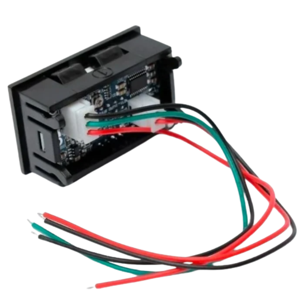 Digital Voltmeter (0-100V) & Ammeter (10A) – Voltage & current measurement tool.-Digital Volt Meter -Robocraze