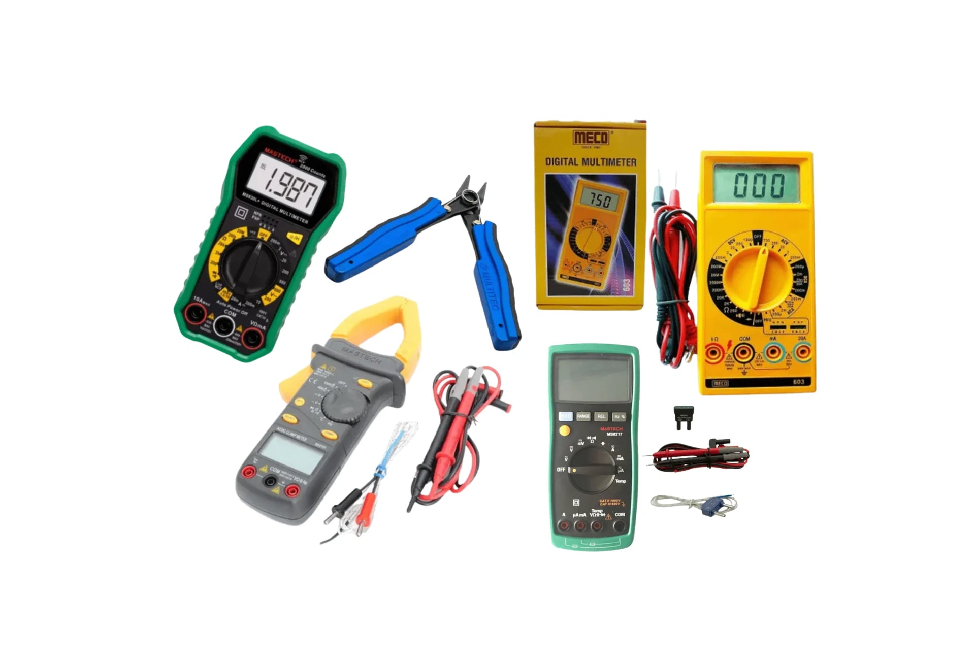 MASTECH Multimeters, Clamp Meters, and Other Measurement Tools - Robocraze