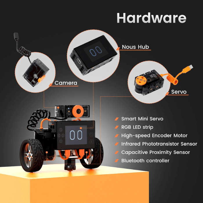 MatataStudio Nous AI Robot Educativo - Kit Programmazione Per Bambini 12+ Con Fotocamera E AI - Foto 8