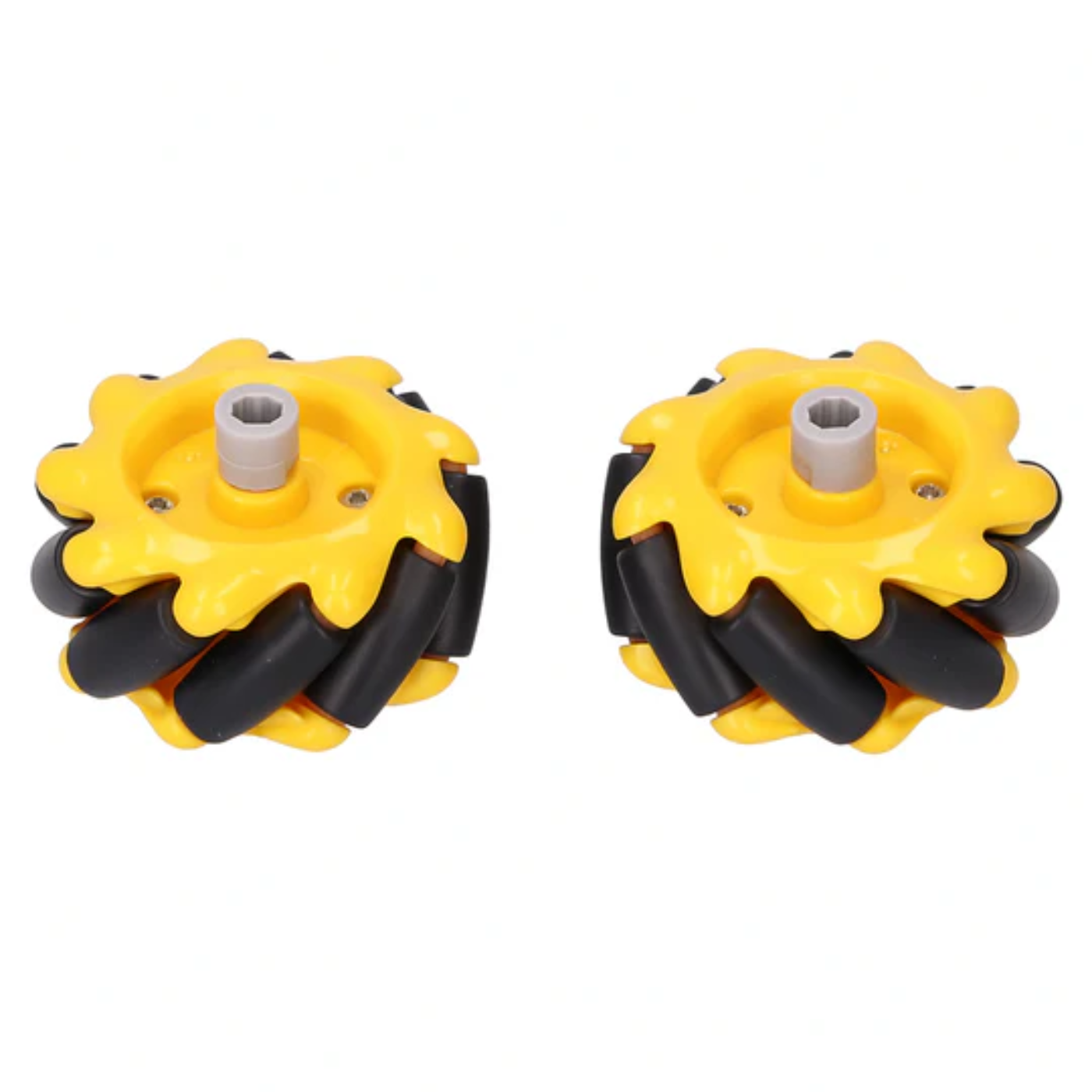 Mecanum 60mm Wheel Pair – Omnidirectional Left & Right Wheel -Robot Wheels and Chassis -Robocraze
