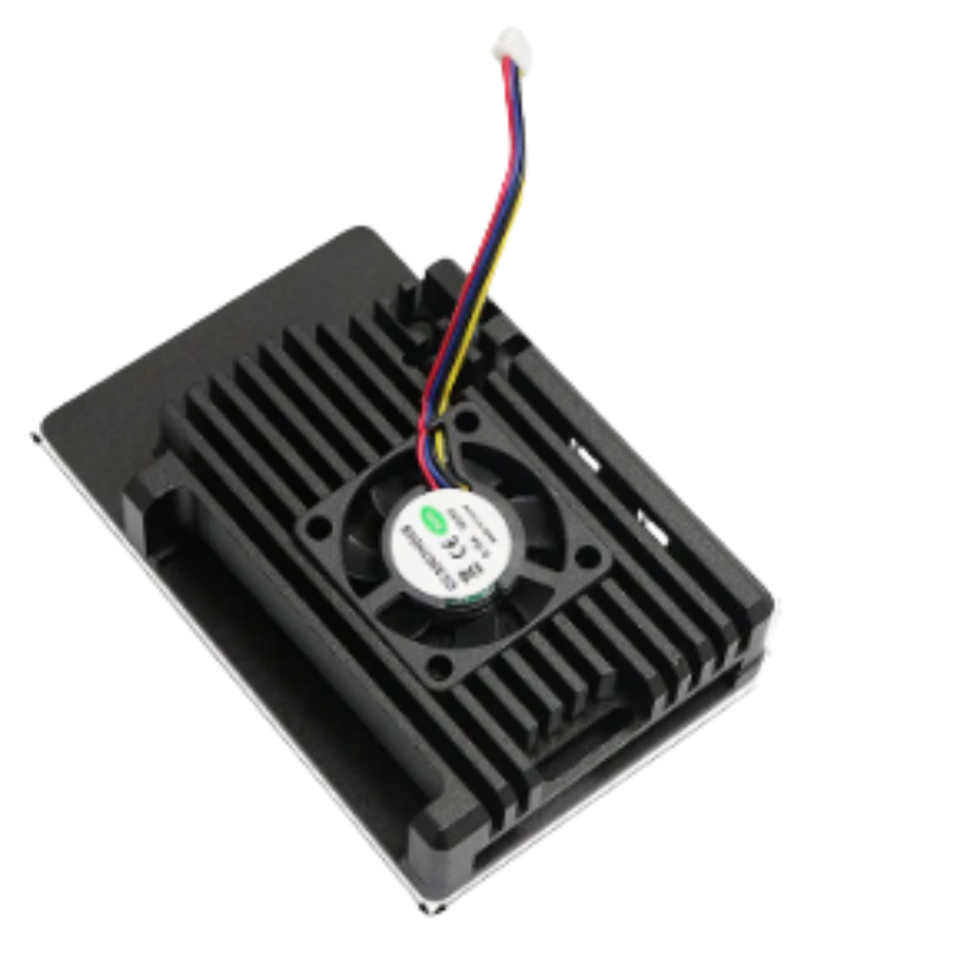 Metal Case with Cooling Fan for Raspberry Pi 4 Black Aluminum Enclosure-picture-12