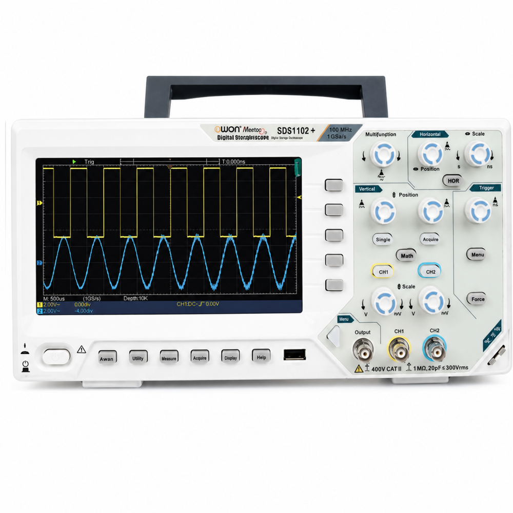 MetroQ Owon SDS1022+ 50MHz Digital Storage Oscilloscope -Tools&Instruments -Oscilloscope & Signal Generator -Robocraze
