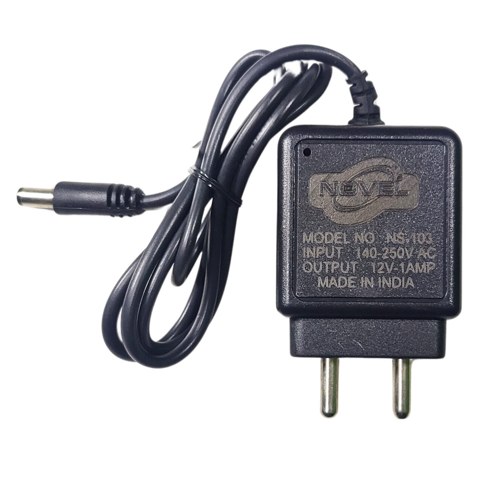 NOVEL 12V 1Amp Industrial Grade SMPS Power Adapter -Batteries & Power Supply -AC-DC Converters -Robocraze
