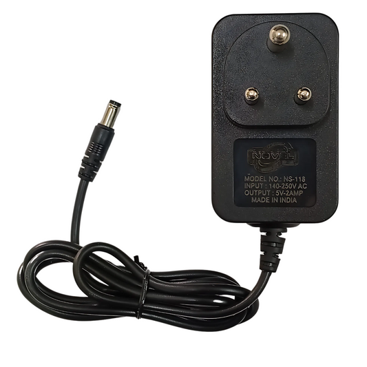 NOVEL 5V 2A Single Jack Adapter – Compact power adapter for DIY projects and electronics. -Power Adapter -Robocraze