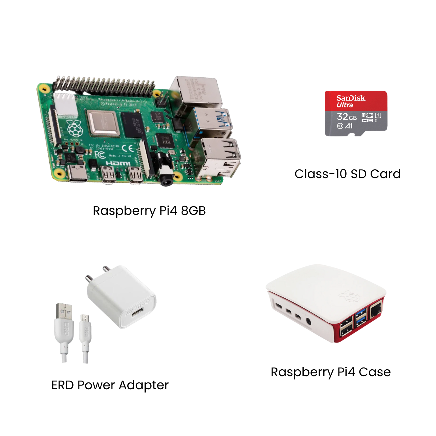 Raspberry Pi4 8GB Model B Ultimate Kit – Feature-packed Pi4 8GB kit with sensors -Robocraze
