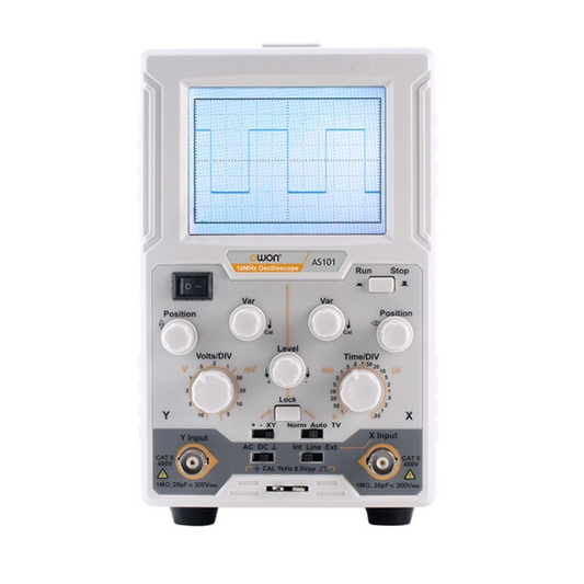 OWON MTQ 1016B 10MHz Analog Oscilloscope – High-precision oscilloscope for labs & DIY.-Oscilloscope -Robocraze