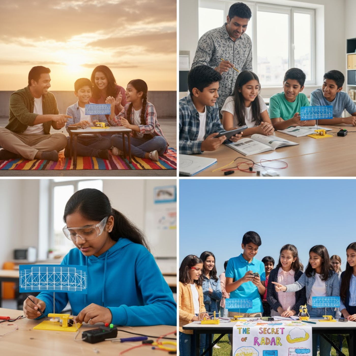 Pludo Wave Tracker - DIY Educational Toy for Kids 11-14 | Grade 6-8 Electromagnetic Radar STEM Kit - DIY Kit -Pludo Education Kit -Robocraze