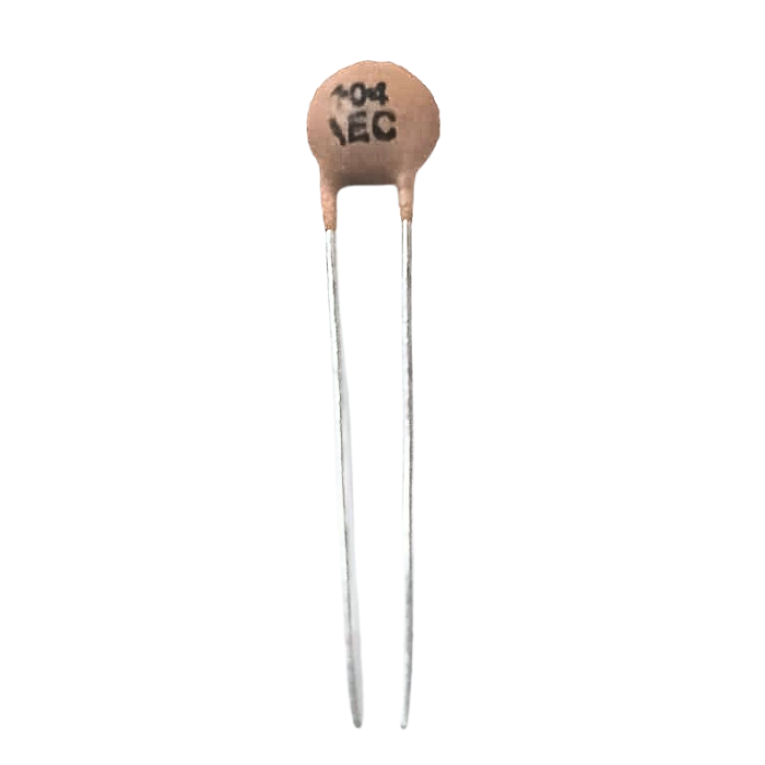 0.1uF 50V Ceramic Capacitor (10PC) – Ideal for noise filtering & circuits. -Basic Components -Robocraze