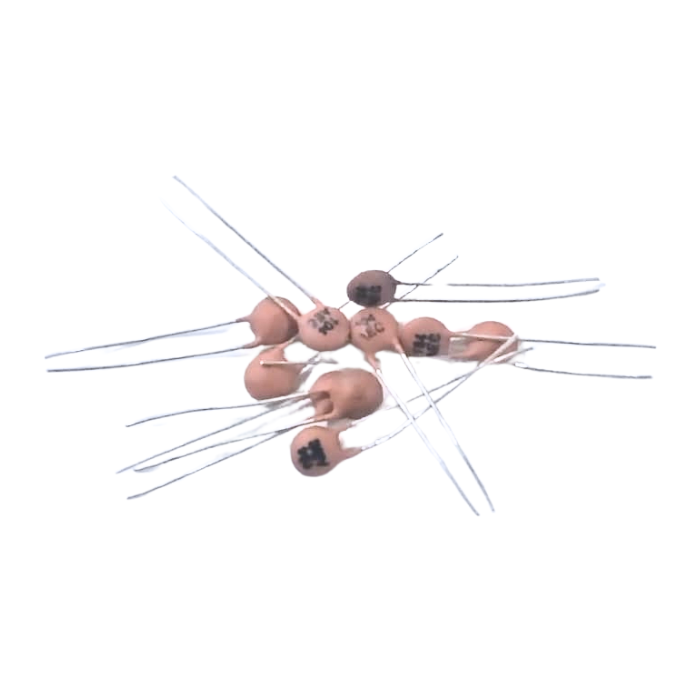 0.1uF 50V Ceramic Capacitor (10PC) – Ideal for noise filtering & circuits. -Basic Components -Robocraze