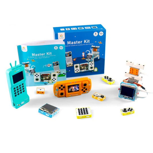 Elecrow Crowbits Master Kit – 3 builds for STEM programming & electronics learning. -STEM Kit -Robocraze