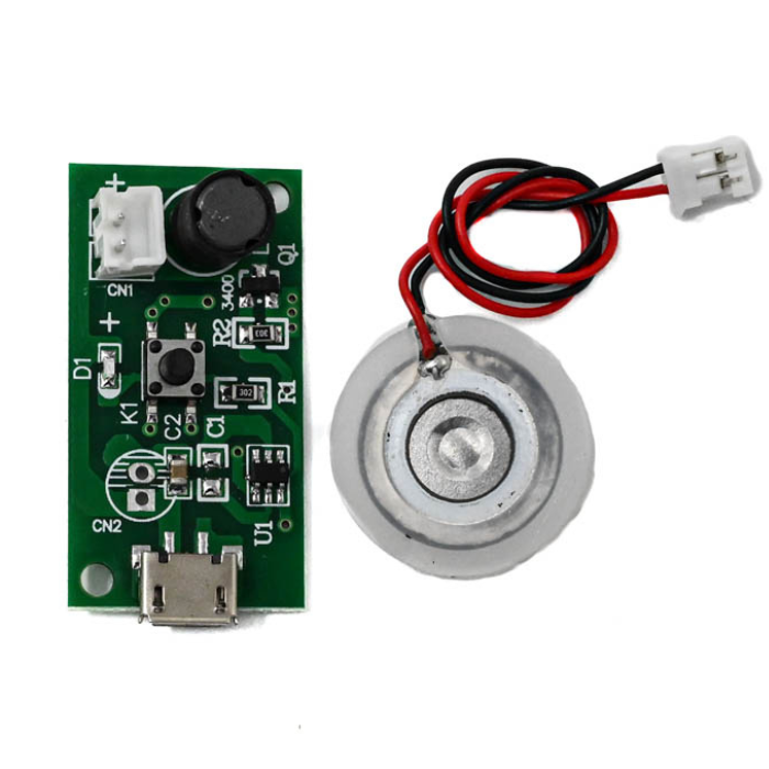 DC 5V Ultrasonic Humidifier USB Spray Module 108KHz – Robocraze