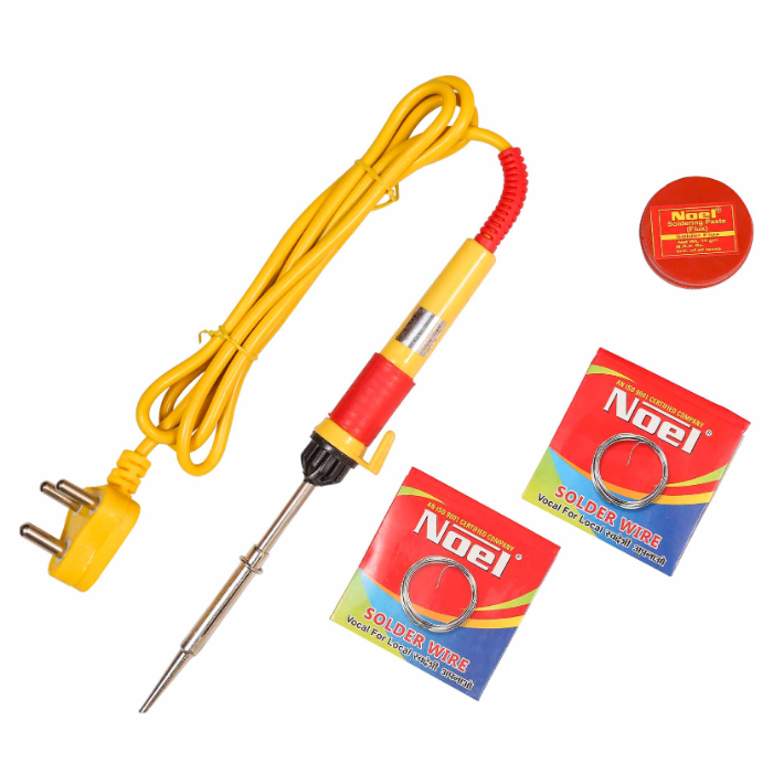 Noel 3 in 1 Soldering Iron Kit 25W Gold - Soldering Kit -Robocraze