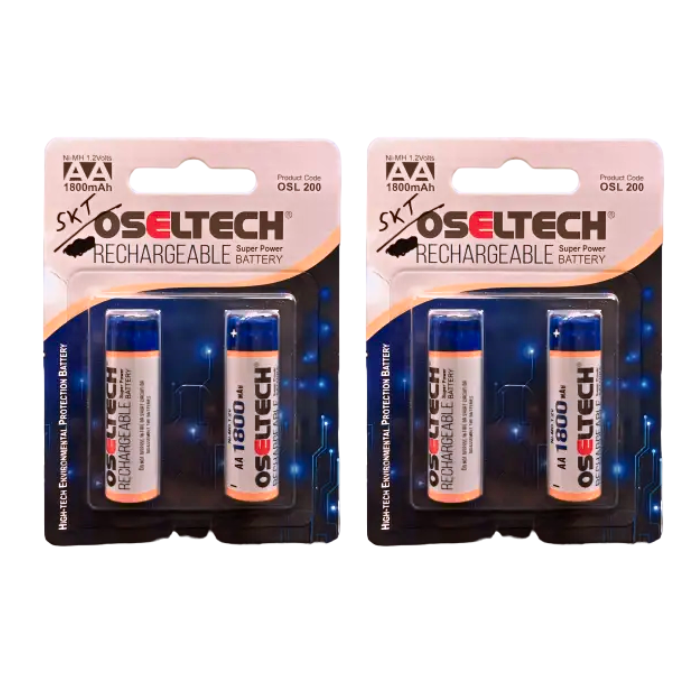 1800mAh AA Rechargeable Battery 1.2V (Pack of 2)-image-24