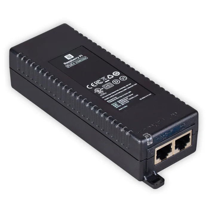 Official Raspberry Pi PoE+ Injector for Raspberry Pi Boards - Raspberry Pi Accessory - Robocraze