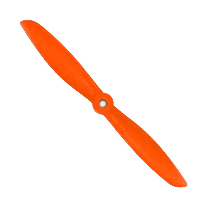Orange HD Drone Propeller (6X4.5) Glass Fiber Nylon - 1CW + 1CCW (1 Pair) for FPV Drones & Quadcopters -Robocraze