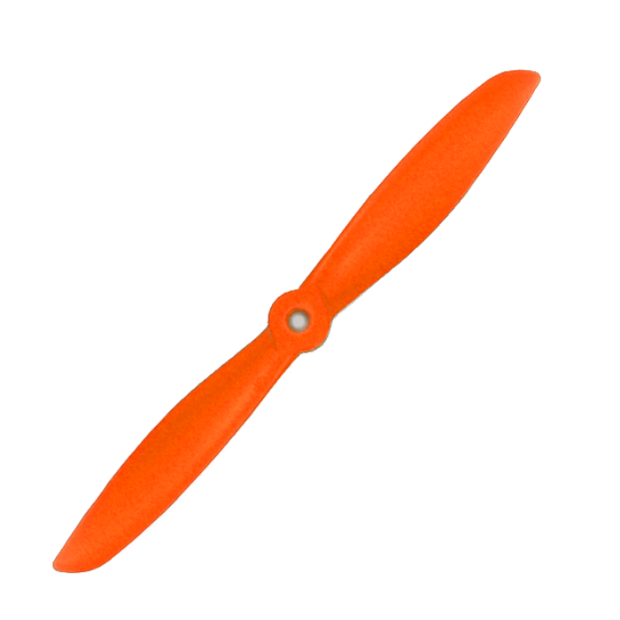 Orange HD Drone Propeller (6X4.5) Glass Fiber Nylon - 1CW + 1CCW (1 Pair) for FPV Drones & Quadcopters -Robocraze