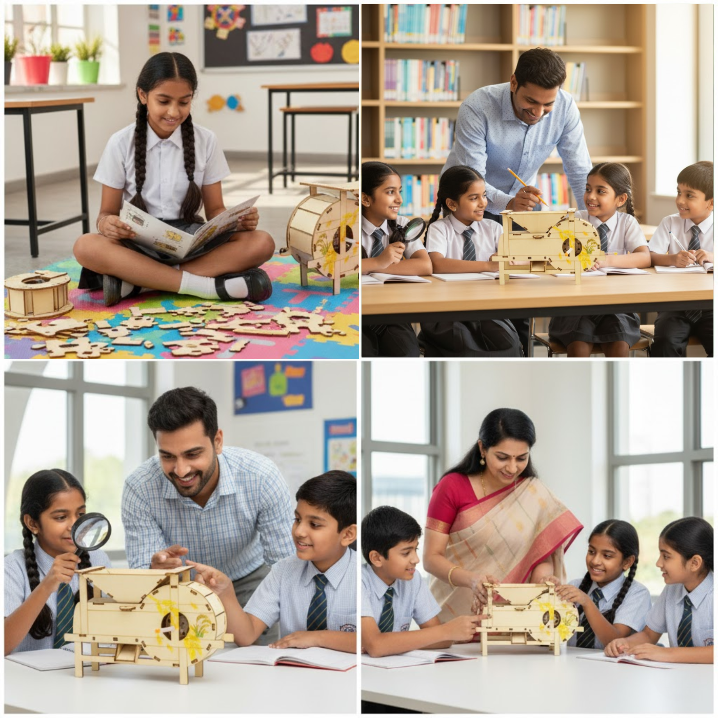 Pludo STEM Kit Wind Power Lab – DIY Kit for Kids 8–11 | Grade 3–5 Wind Valley Machine Learning Toy -DIY Kit -Pludo Education Kit -Robocraze