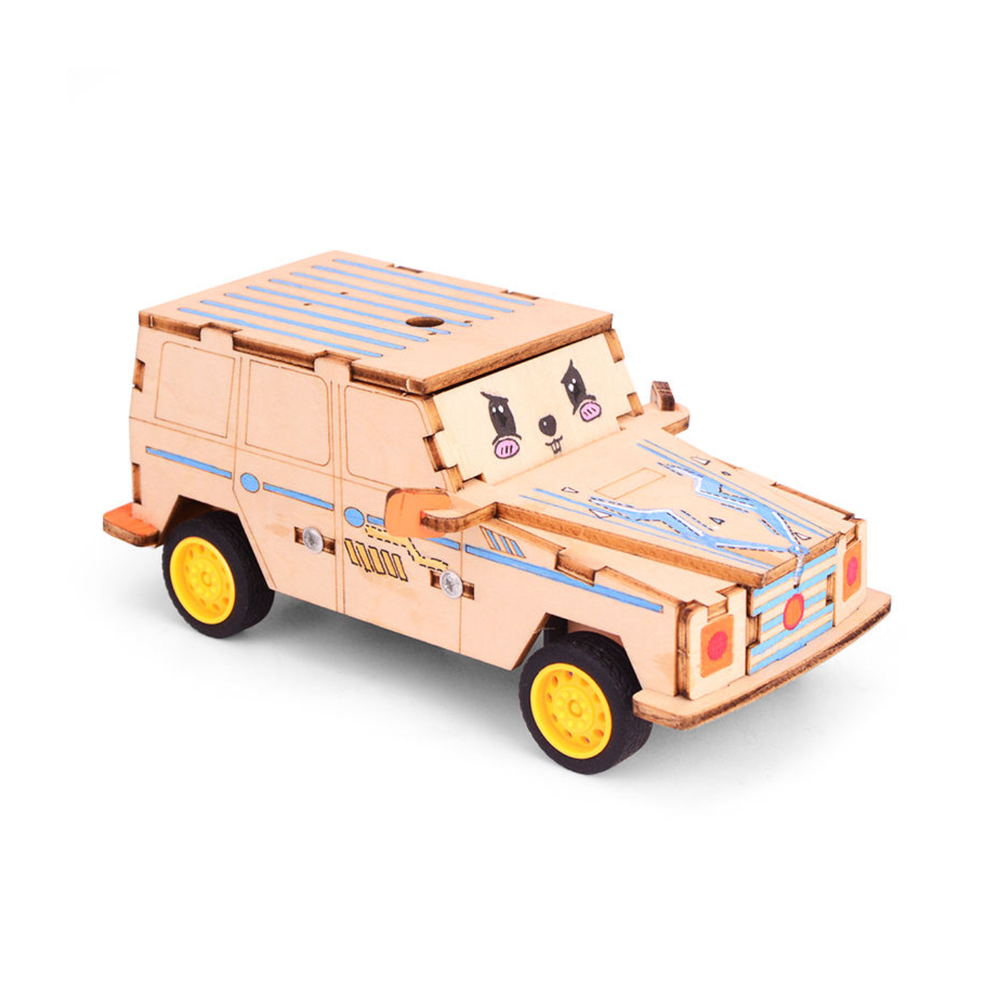 Pludo Clap Racer DIY Car – DIY Car Kit for Kids 8–11 | Grade 3–5 Voice-Controlled Robotic Car - Robocraze