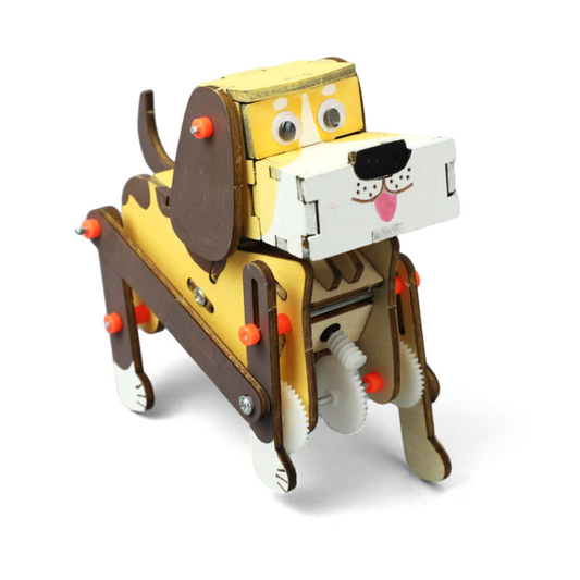 Pludo Electric Dog STEM Toy on Motion & Robotics for Ages 8–11 | Grade 3 to 5 - DIY Kit -Pludo Educational Kit -Robocraze