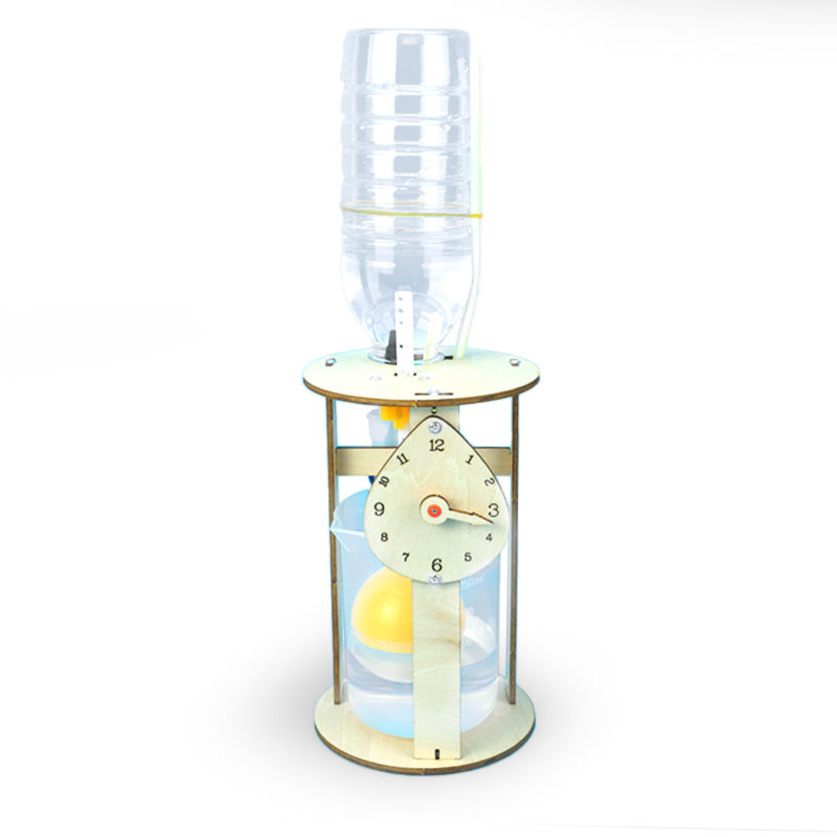 Pludo Gravitational Waterclock STEM Kit – Water Flow & Energy Transformation for Ages 8–11 | Grade 3 to 5 -DIY Kits -Pludo Educational Kits -Robocraze