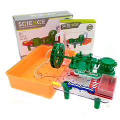 Pludo Hydro Motion Circuit – Build a Working Waterwheel & Explore Fluid Dynamics | Grades 6–7 | Ages 11–12 -DIY Kits - Pludo Educational Kits - Robocraze