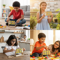 Pludo BitWise Educational Toy – Binary Learning STEM Kit for Ages 11–14 | Grade 6 to 8 -DIY Kit -Pludo Education Kit -Robocraze