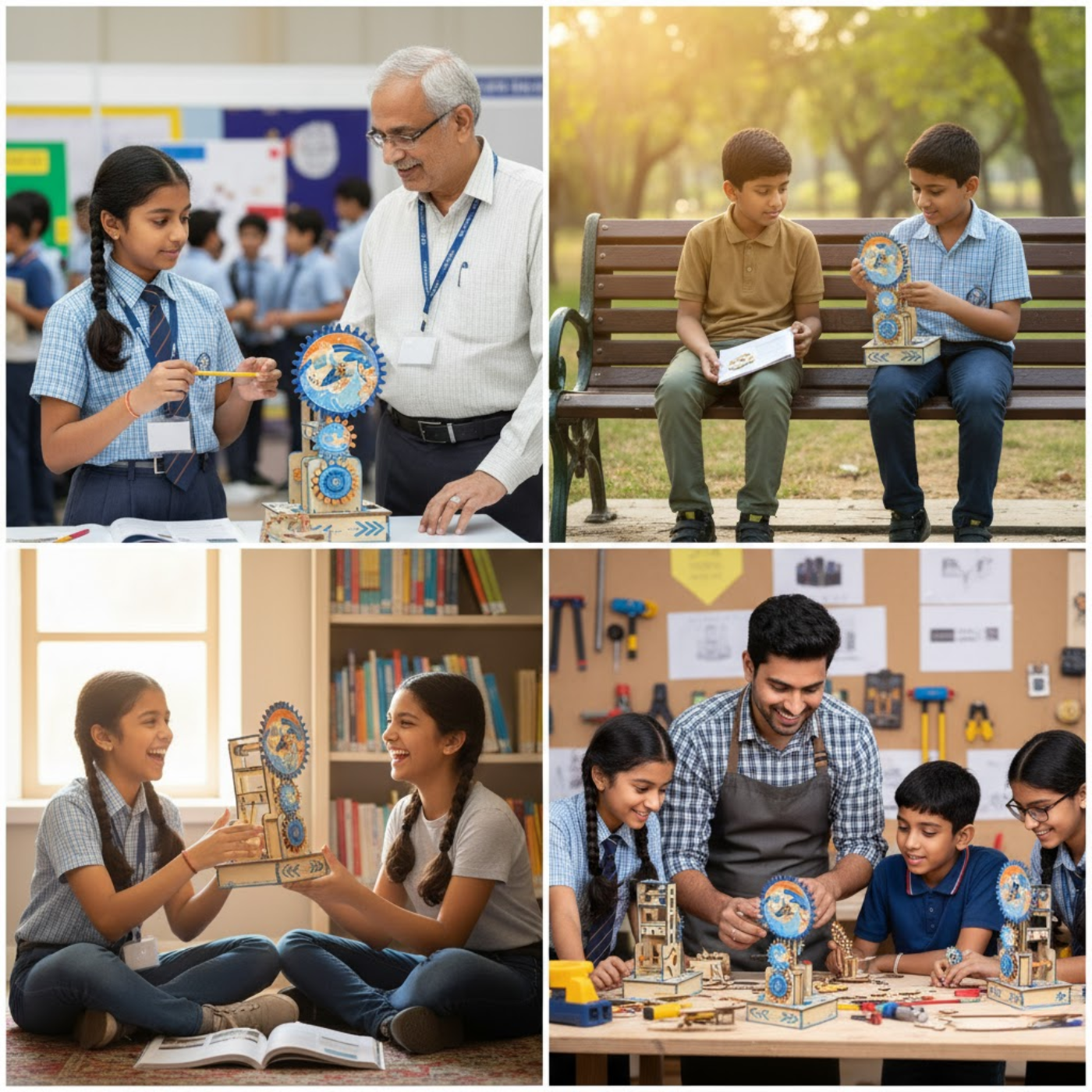 Pludo Engine Model Educational Toy – Energy Conversion STEM Kit for Ages 11–14 | Grade 6 to 8 -DIY Kit -Pludo Educational Kit -Robocraze