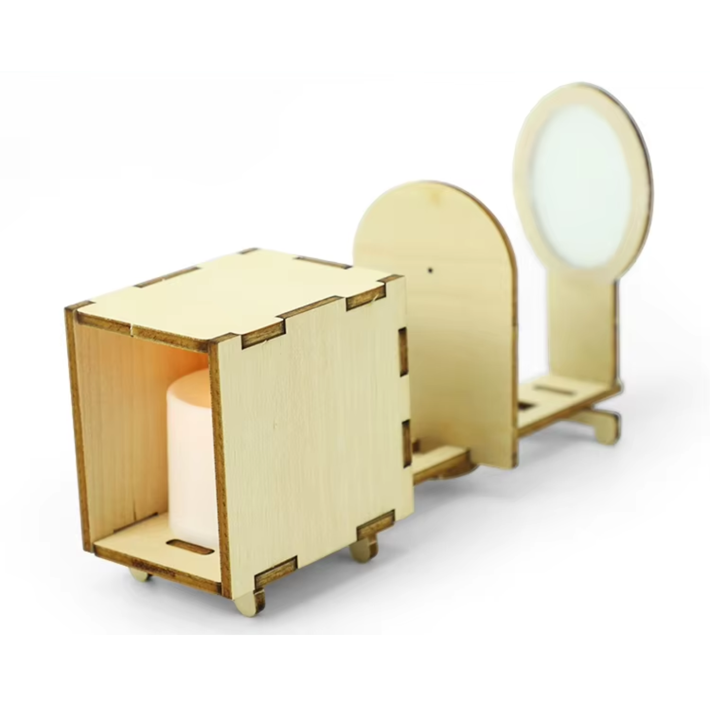 Pludo STEM Kit Pinhole Explorer – DIY STEM Kit for Kids 8–11 | Small Hole Imaging Learning Project - Robocraze