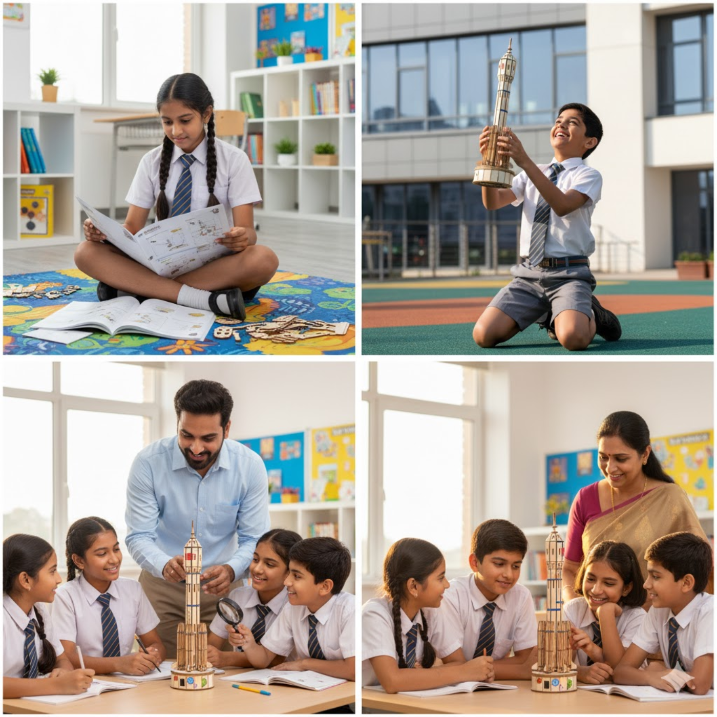 Pludo STEM Kit Mission to Orbit – DIY Educational Toy for Kids 11–14 | Grade 6–8 Rocket Model -DIY Kit -Pludo Education Kit -Robocraze