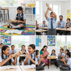 Pludo STEM Kit Optics Explorer – DIY Science Kit for Kids (11–14 Yrs) | Grade 6–8 Telescope Learning Project - Robocraze