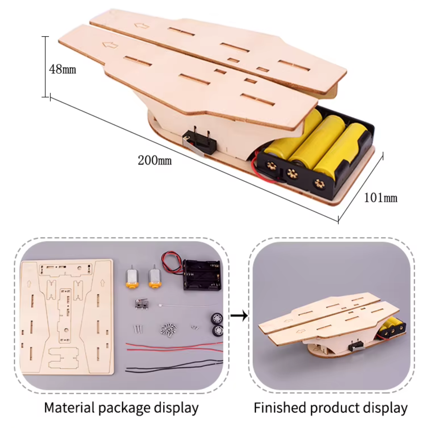 Pludo STEM DIY Science Experiment Kit – Friction Force Fun Carrier Catapult for Kids (11–14 Yrs) | Grade 6–8 Physics Learning Toy- Robocraze