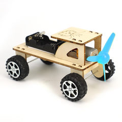 Pludo STEM Kit Breeze Car – Air Pressure Science Kit for Kids 3–8 | Grade Preschool–2 Motion & Force Model -Pludo Education Kit -Robocraze