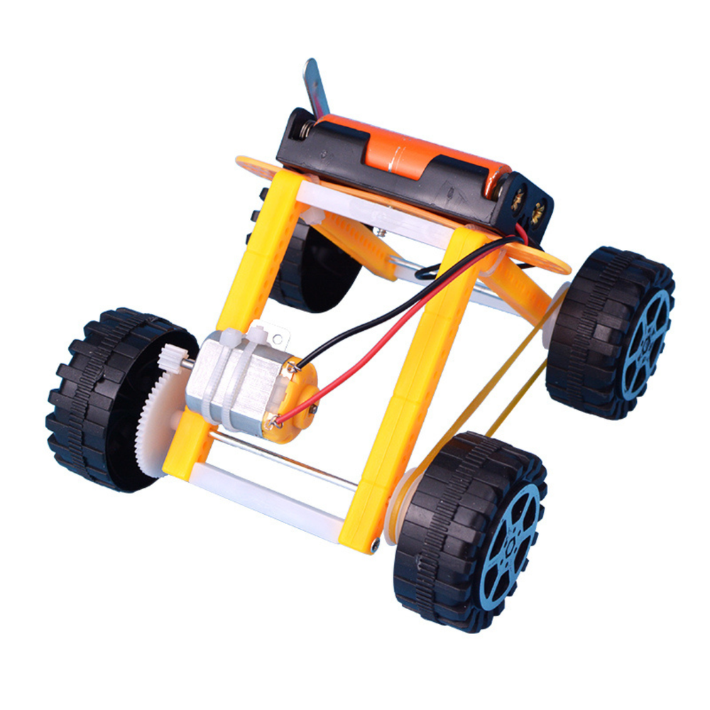 Pludo STEM Kit DIY Rover Builder – Mechanics of Motion DIY Kids Learning Toy for Kids 8–11 | Grade 3–5 Motion & Force Model -Pludo Education Kit -Robocraze