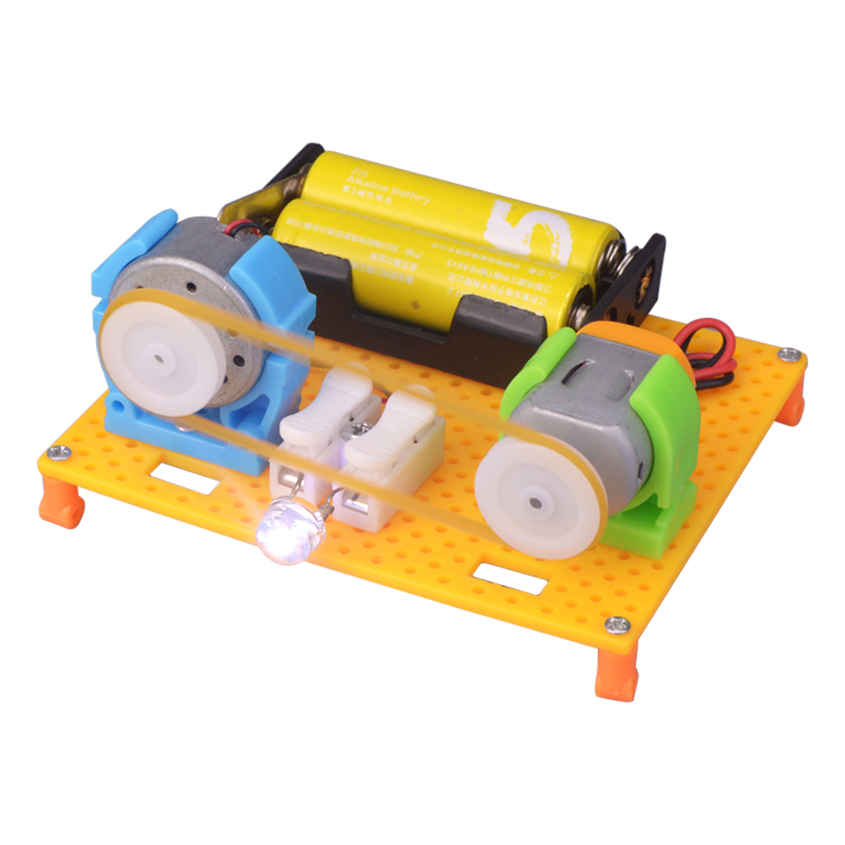 Pludo STEM Kit ElectroSpin – DIY Educational Toy for Kids 11–14 | Grade 6–8 Motor Generator Science Experiment Kit -DIY Kit -Pludo Education Kit -Robocraze