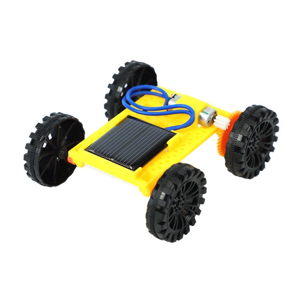 Pludo STEM Kit Solar Car – DIY Science Kit for Kids 8–11 | Grade 3–5 Solar-Powered Toy Car Building Activity -DIY Kit -Pludo Education Kit -Robocraze