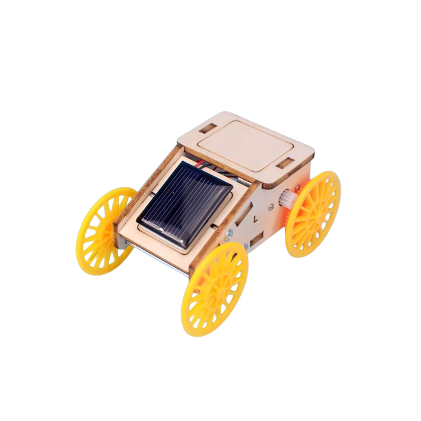Pludo Solar Racer Car DIY Kit – Build a Light Following Car for Ages 8 ...