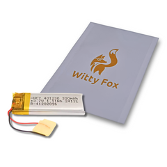 Witty Fox 300mAh Rechargeable 3.7V Lithium Polymer Battery -LiPo Battery for Drone  -Robocraze